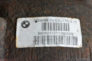 BMW 3 SERIES E90 (2004–2013) Rear differential 7529099 - 2