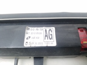 Opel Vectra C (2002–2008) Zusätzliches Bremslicht 013149729 - 2