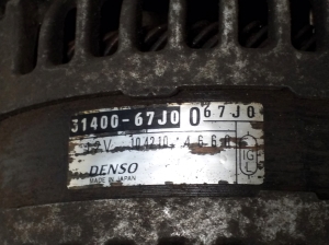 Suzuki Grand Vitara II (2005–2015) Lichtmaschine 3140067J0 - 3