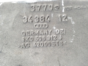 AUDI S4 (2008–2015) Tagumine õõtshoob 8K0505312J - 2