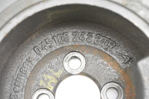 Volkswagen Polo IV (2001–2009) Crankshaft pulley 045105243BTR - 2