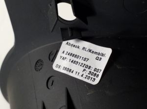 Mercedes Benz B-Class 246 (2011–2017) Instrument cluster trim A2466801107 - 3