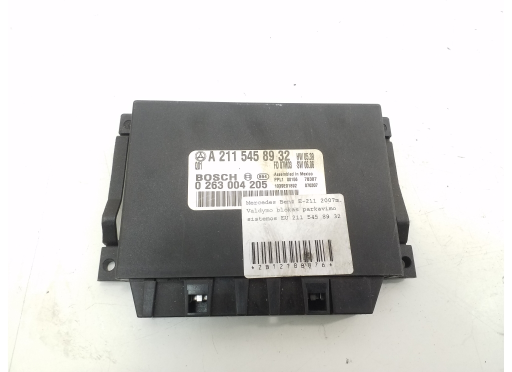 MERCEDES-BENZ E-Class W211/S211 (2002-2009) PDC Parking Distance Control Unit A2115458932 20417756