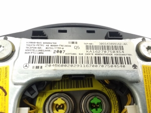Mercedes Benz C-Class 204 (2007–2014) Rooli turvapadi A2048600202 - 4