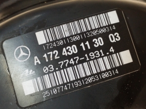 Mercedes Benz SLK-Class 172 (2011–2026) Brake booster A1724301130 - 3