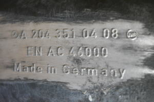 Mercedes Benz C-Class 204 (2007–2014) Tagasilla reduktor A2043510408 - 5