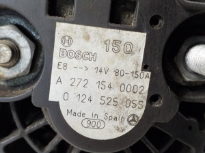 Mercedes Benz CLK-Class 209 (2002–2009) Alternator A2721540002 - 3