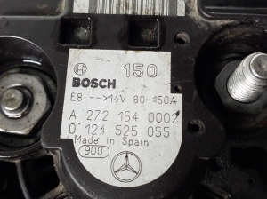 Mercedes Benz SLK-Class 171 (2004–2011) Alternator A2721540002 - 2
