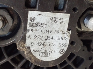 Mercedes Benz CLK-Class 209 (2002–2009) Alternator A2721540002 - 2