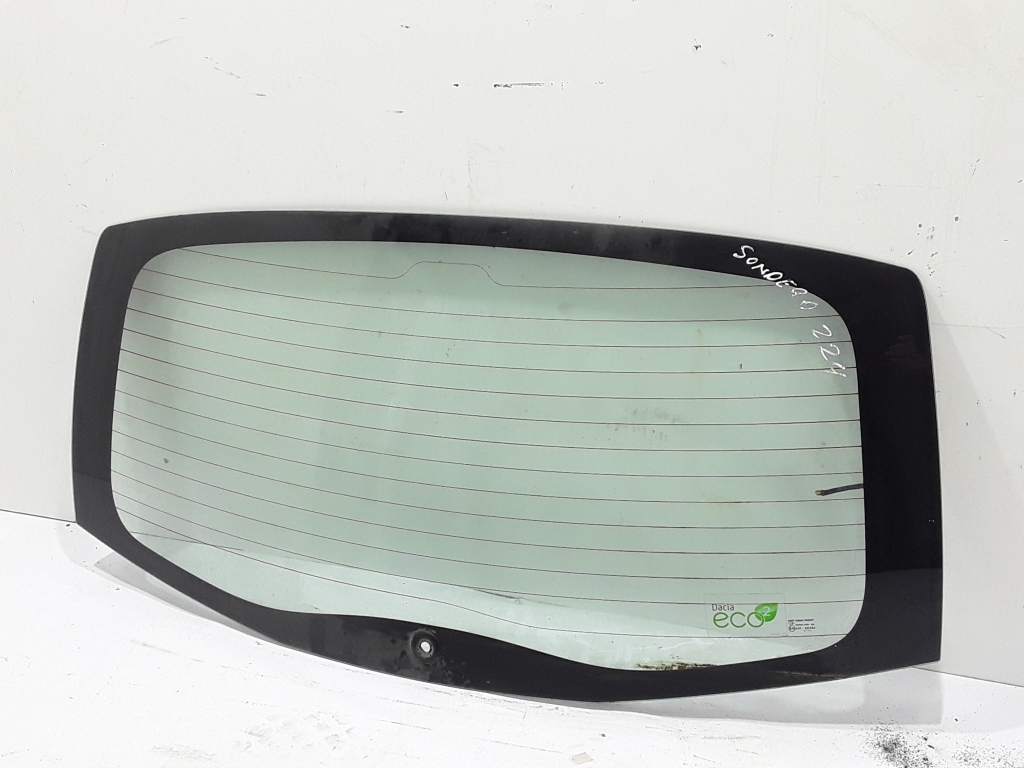 DACIA Sandero 1 generation (2008-2012) Rear Window Glass 903008242R 22404092