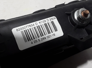 RENAULT Megane II (2002–2009) Aizmugurējā sēdekļa drošības spilvens 8200077834 - 3