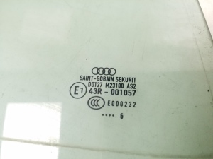 AUDI A4 B6 (2000–2005) Aizmugurējo sānu durvju stikls - 2