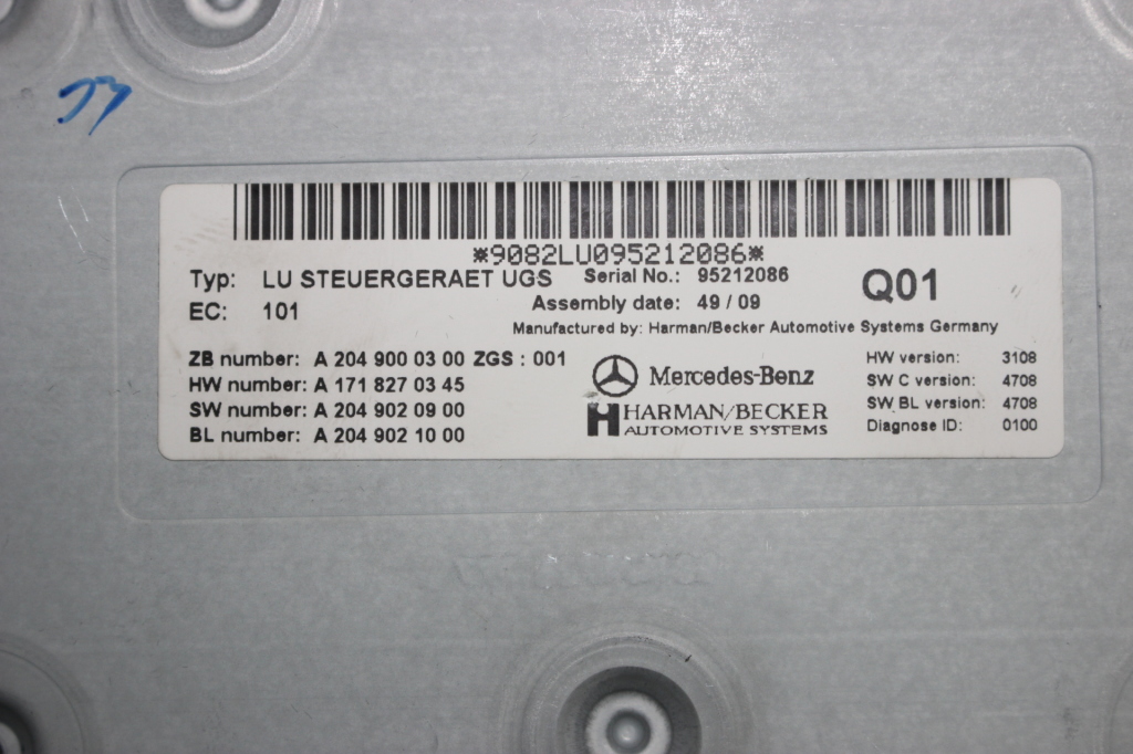 MERCEDES-BENZ GL-Class X164 (2006-2012) Other Control Units A2049000300, A2048708626, A2048708026 21917170