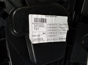 Mercedes Benz GL-Class 166 (2012–2015) Aizmugurējo sānu durvju logu pacēlājs un tā detaļas A1667300279 - 2