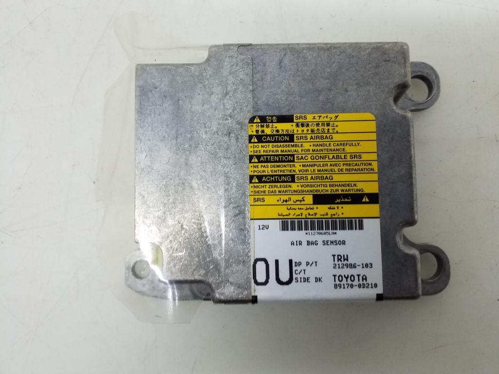 TOYOTA Yaris 2 generation (2005-2012) SRS Control Unit 891700D210 20976773