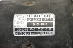 Hyundai Tucson (2004–2010) Démarreur 3610027010 - 3