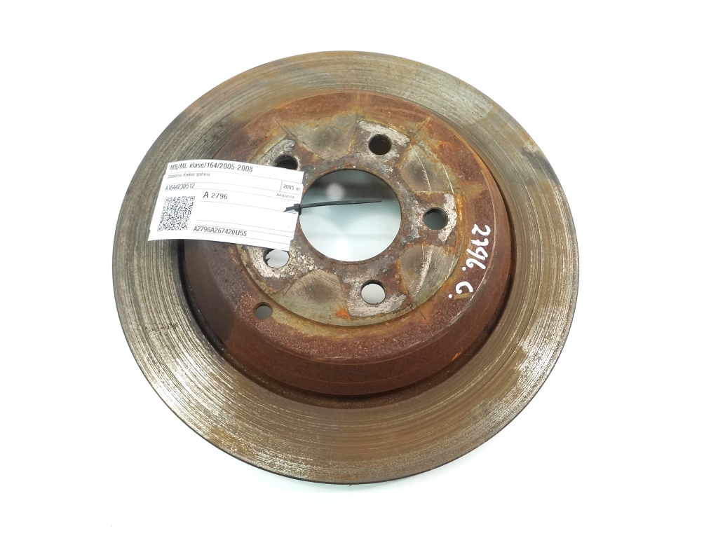 MERCEDES-BENZ M-Class W164 (2005-2011) Rear Right Brake Disc A1644230512, A1644231212 20422664