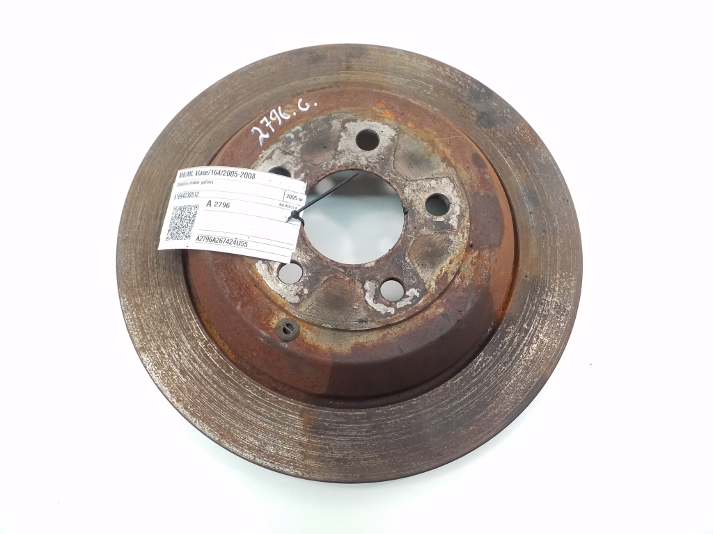 MERCEDES-BENZ M-Class W164 (2005-2011) Rear Right Brake Disc A1644230512, A1644231212 20422663