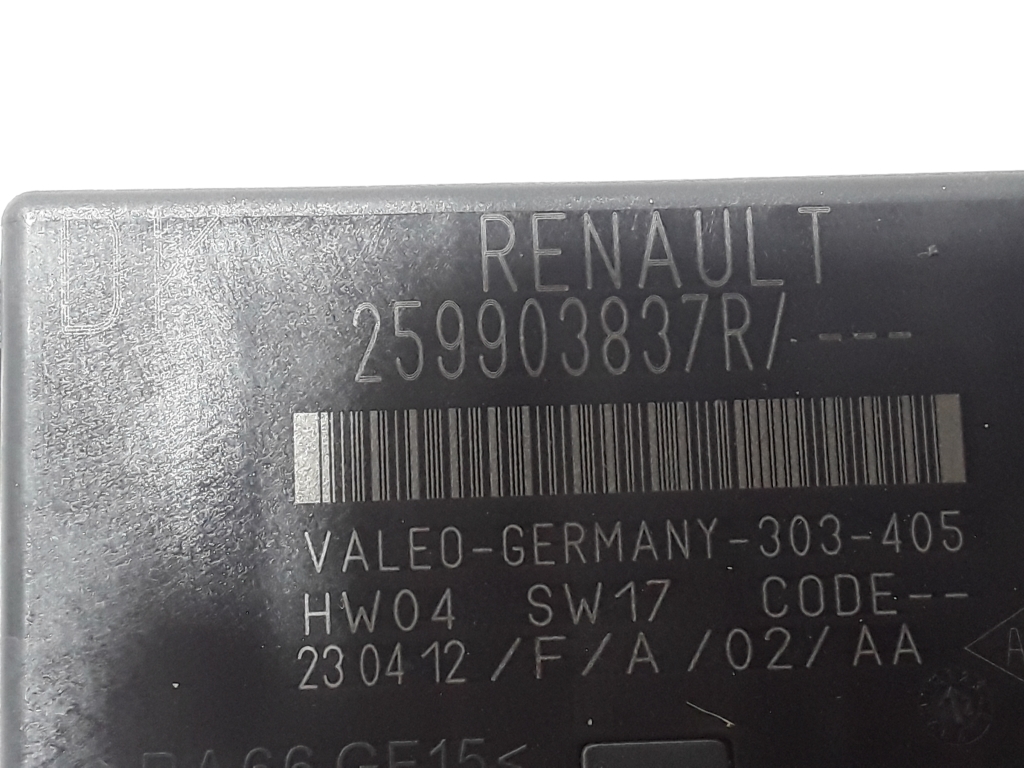 RENAULT Scenic 3 generation (2009-2015) PDC Parking Distance Control Unit 259903837R 22405019