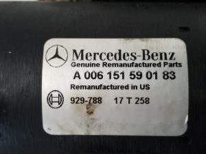 Mercedes Benz S-Class 221 (2005–2013) Starteris A0061515901 - 3