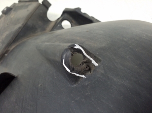  Rear part of the front fender 