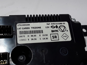RENAULT Latitude (2010–2017) Heater control panel 275100025R - 2