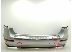  Rear bumper and its parts (set) 