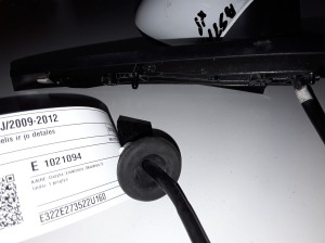 Opel Astra J (2009–2017) Side mirror and its parts E1021094 - 3