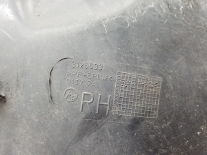 Opel Astra H (2004–2010) Front wheel arch liner 13125603 - 3