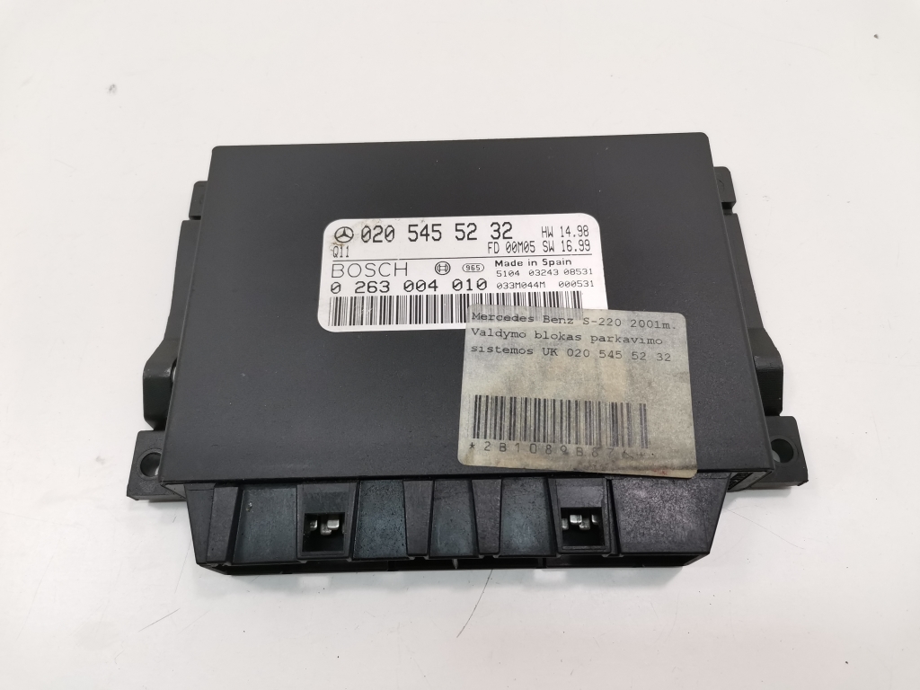 MERCEDES-BENZ S-Class W220 (1998-2005) PDC Parking Distance Control Unit A0205455232 20427441