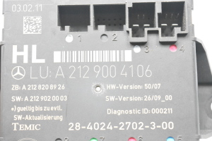 Mercedes Benz E-Class W212 (2009–2015) Steuergerät für hintere Seitentür A2129004106 - 3