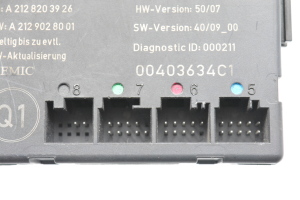 Mercedes Benz E-Class W212 (2009–2015) Front door control unit A2129004402 - 3