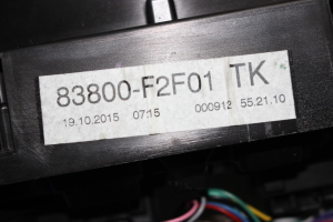 TOYOTA Auris E18 (2012–2018) Näidikuplokk 83800-F2F01 - 2