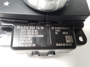 Mercedes Benz E-Class W212 (2009–2015) Display switch A2129007619 - 3