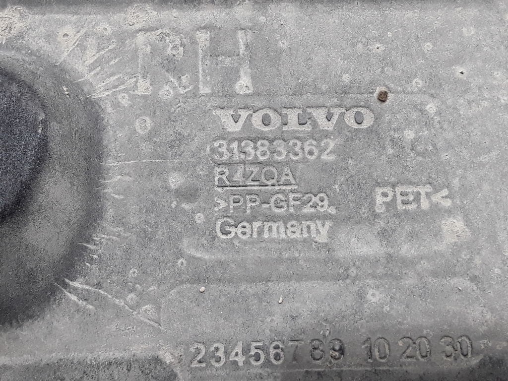 VOLVO V40 2 generation (2012-2020) Variklio dugno apsauga 31383362 22406508
