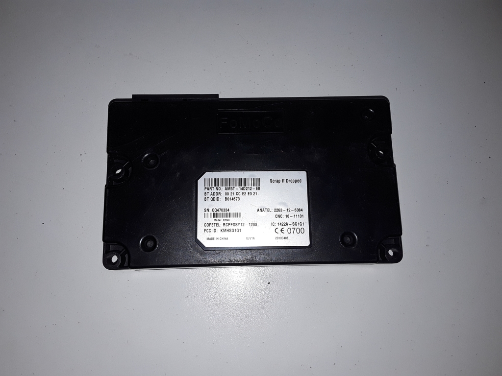 FORD Fiesta 6 generation (2008-2020) Блок управления Bluetooth AM5T14D212EB,0021CCE2E321,B014673 26257636