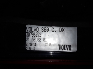 VOLVO S60 II (2010–2018) Tagatuli tagaluugil 30796272 - 4