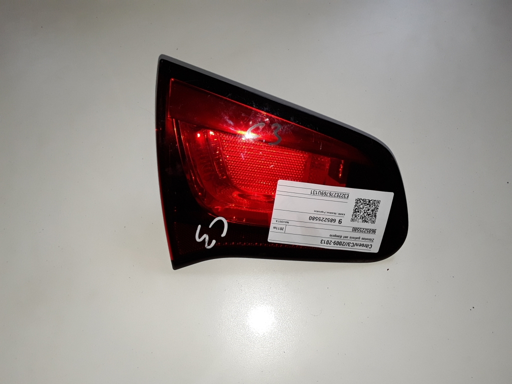 CITROËN C3 2 generation (2009-2016) Left Side Tailgate Taillight 9685225580,89090139 26257578