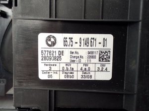 BMW 1 SERIES E81 (2007–2012) Interior light switch 577621DE - 4