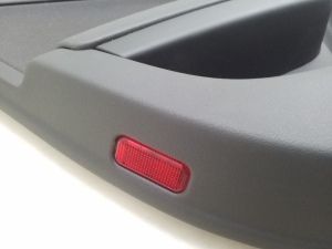  Rear side door trim and its details 