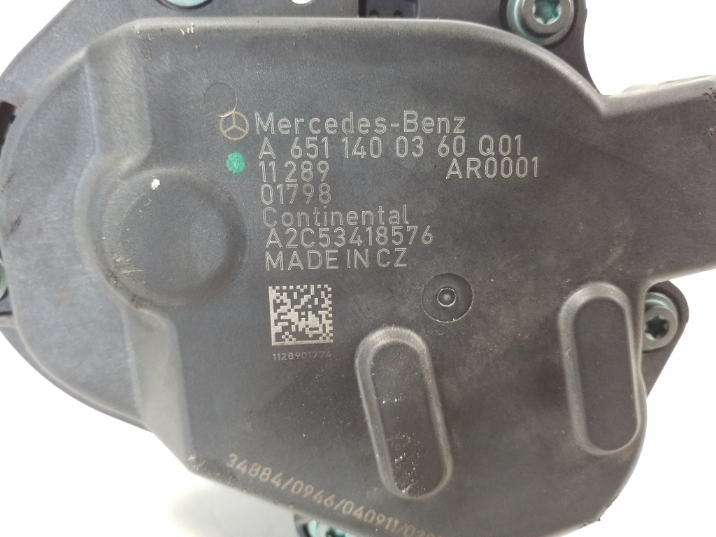 MERCEDES-BENZ C-Class W204/S204/C204 (2004-2015) EGR vožtuvas A6511400360 21918887