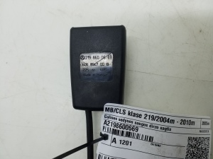 Mercedes Benz CLS-Class 219 (2004–2010) Tagaistme turvavöö lukk A2198600669 - 2