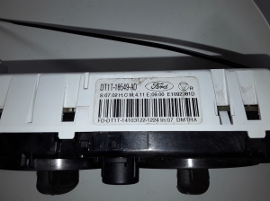 Ford Connect Tourneo (2013–2026) Heater control panel DT1T18549AD - 2