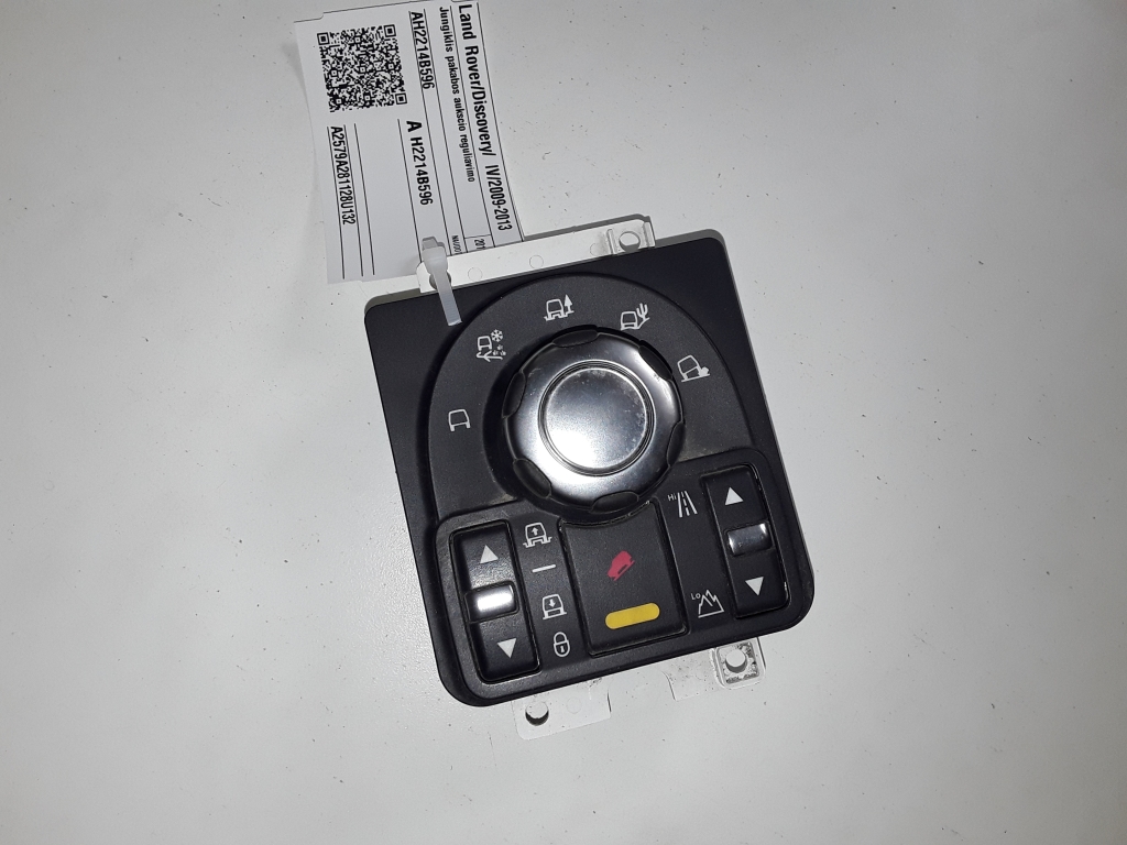 Land Rover Discovery IV (2009–2016) Vedrustuse kõrguse reguleerimise lüliti AH2214B596 Land Rover Discovery IV (2009–2016) Vedrustuse kõrguse reguleerimise lüliti AH2214B596