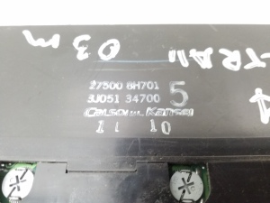 NISSAN X-Trail T30 (2001–2007) Heater control panel 275008H701 - 2