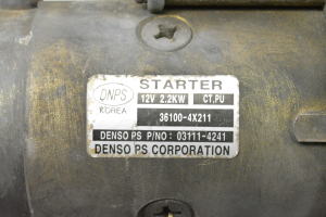 Hyundai Terracan (2004–2007) Starter 361004X211 - 4