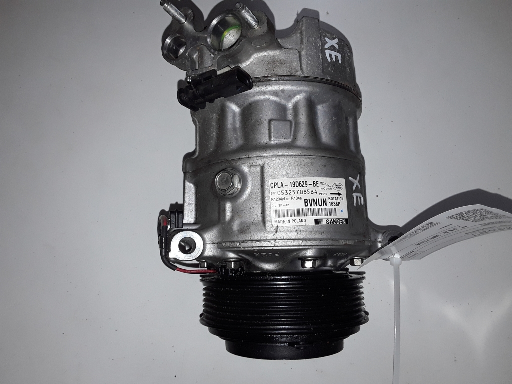 Used Jaguar XE Air conditioner compressor CPLA19D629BE