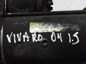 Opel Vivaro A (2001–2014) Starter 7700116260 - 2