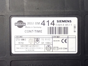 NISSAN Almera N16 (2000–2006) Comfort control module 5WK48511 - 3