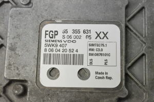 Opel Vectra C (2002–2008) Engine control unit 55355631 - 2